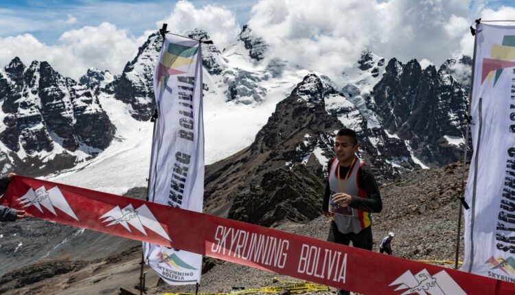 Alex Mita Quispe ganador del Pico Austria Kilometro Vertical - Skyrunning Bolivia