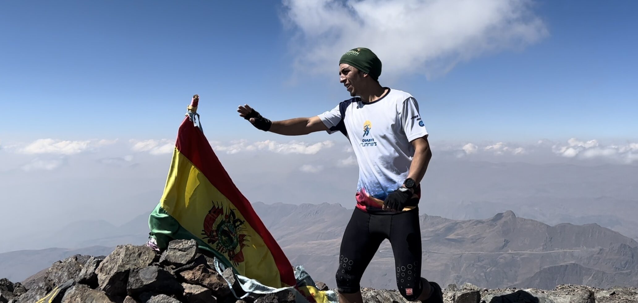 Jose Luis Rios primer FKT Bolivia - Pico Tunari